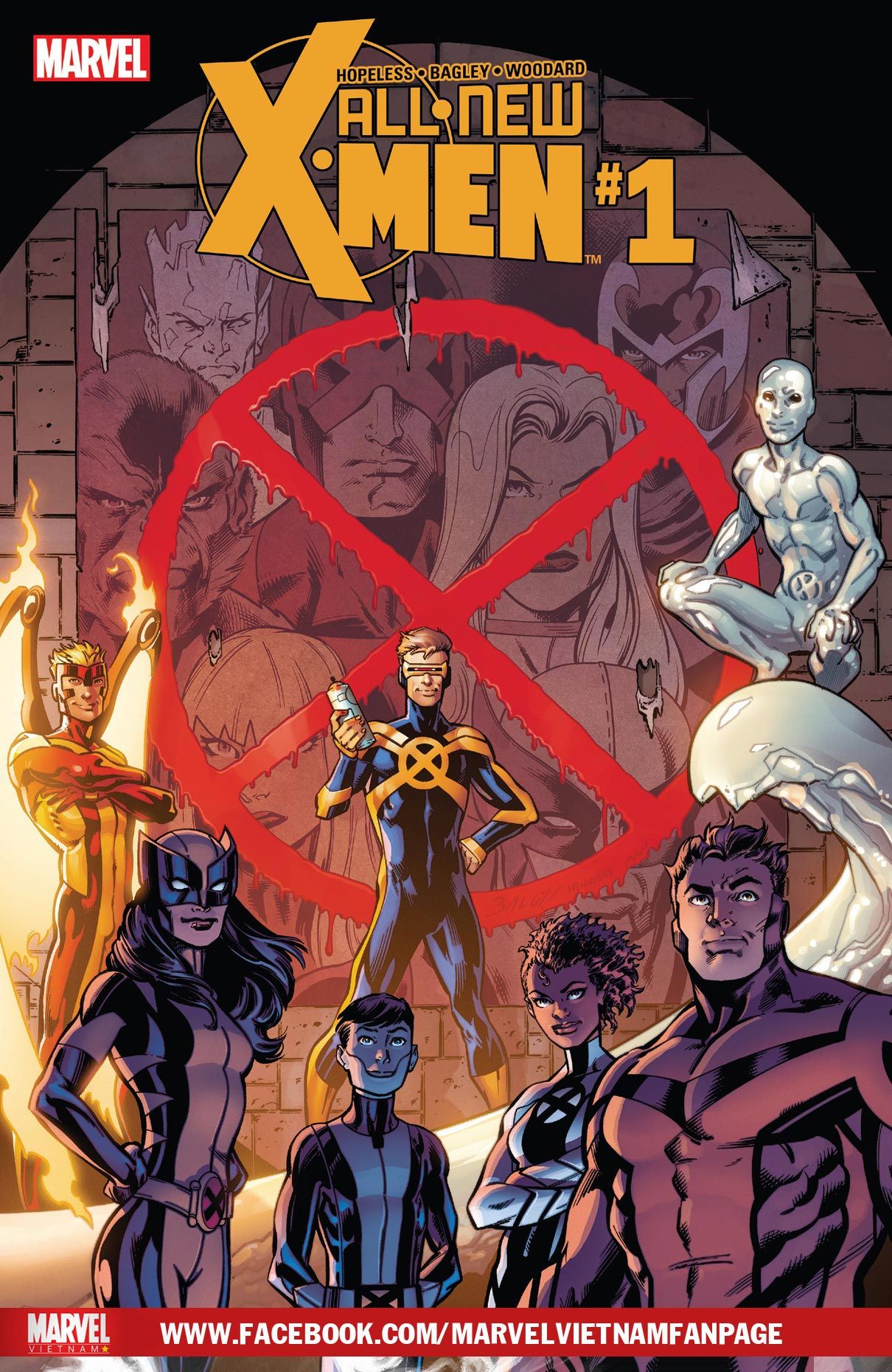 Bìa truyện All-New X-Men (2016)
