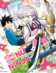 Bìa truyện Sống cùng nữ ninja