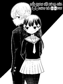 Bìa truyện Mối quan hệ kỳ lạ của Kuroyou-chan và Shirotama-kun