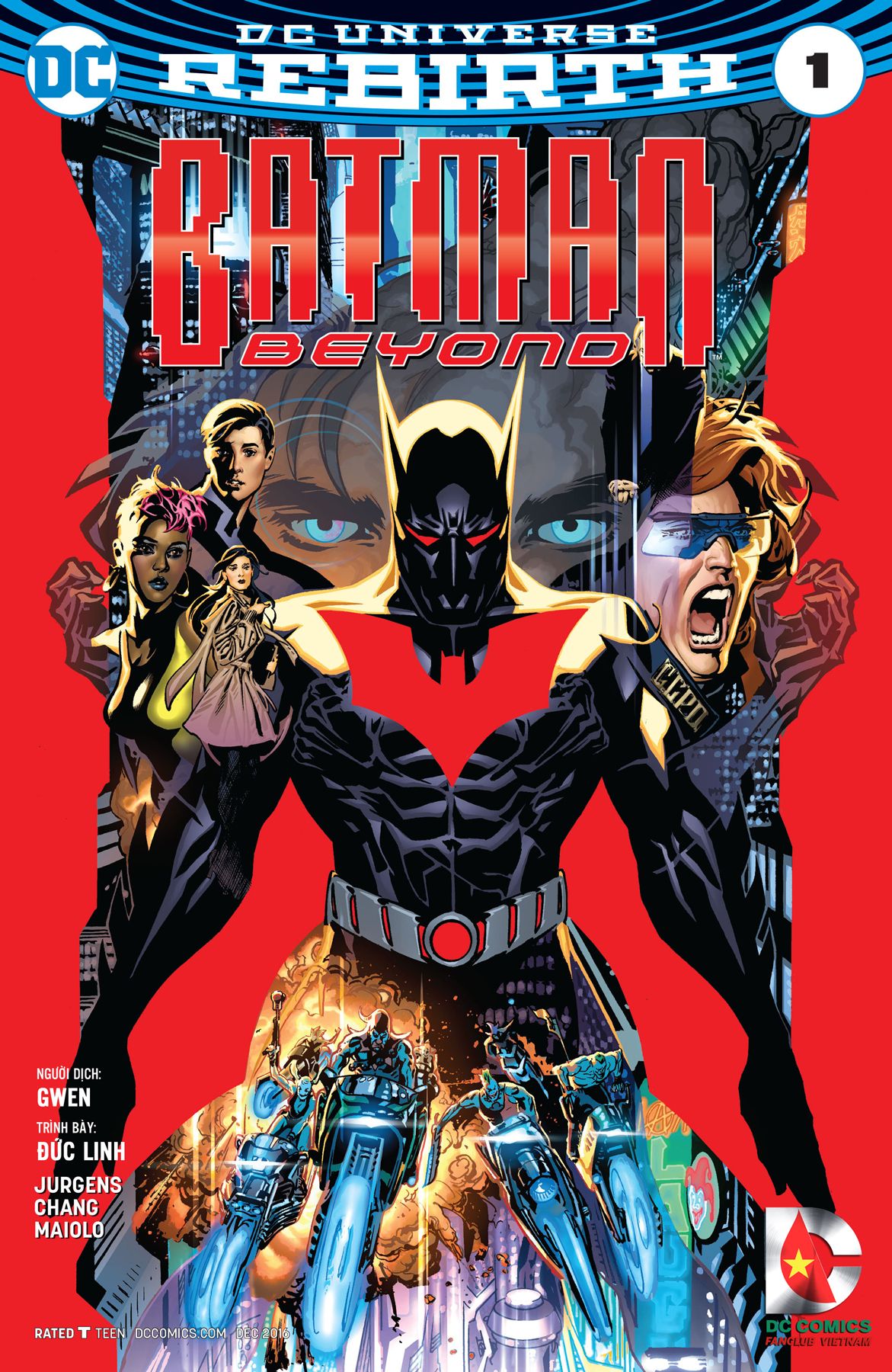 Bìa truyện Batman Beyond Rebirth (2016)