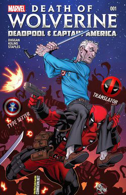 Bìa truyện Death of Wolverine - Deadpool &amp; Captain America [One Shot]