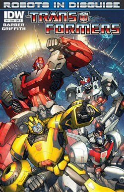 Bìa truyện The Transformers: Robots in Disguise