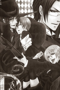 Bìa truyện (Seb X Ciel) D