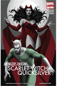Bìa truyện Avengers Origin Scarlet Witch &amp; Quicksilver