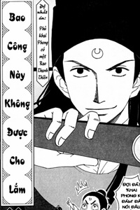 Bìa truyện Bao Công này không được cho lắm
