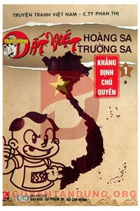Bìa truyện Thần Đồng Đất Việt Hoàng Sa Trường Sa