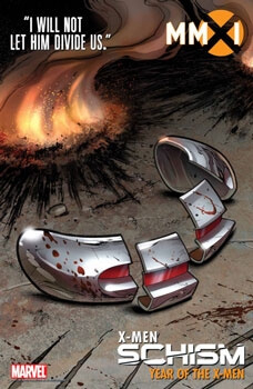Bìa truyện X-Men - Schism